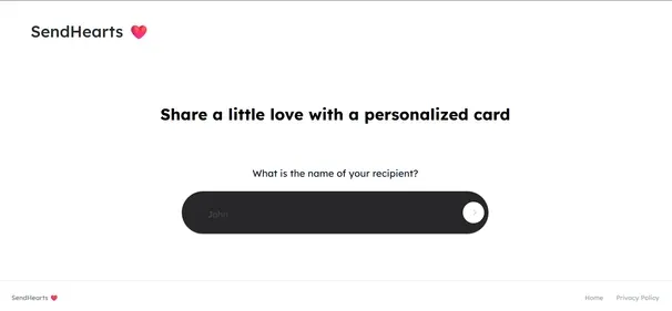 SendHearts preview