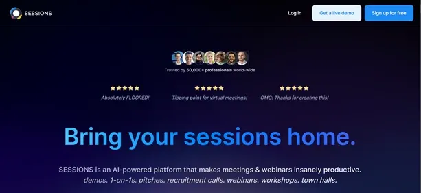 Sessions preview