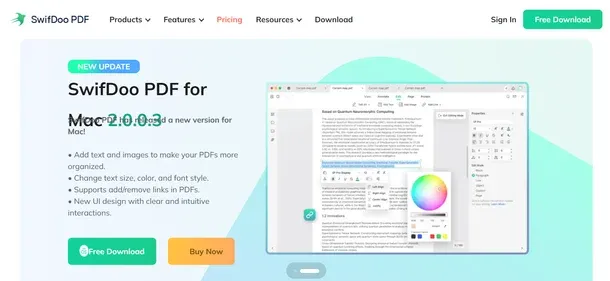 SwifDoo PDF preview
