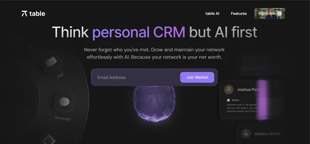 Table AI preview