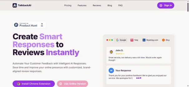 TalkbackAI preview