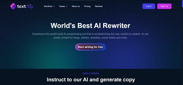 Textflip AI preview