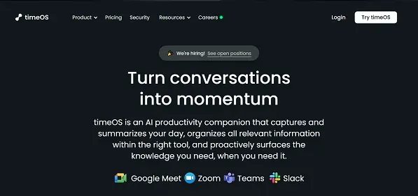 TIMEOS preview