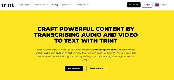 Trint preview