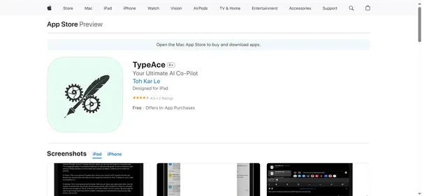 Typeace preview