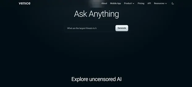 VENICE AI preview