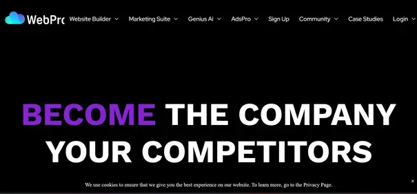 WEBPRO AI preview