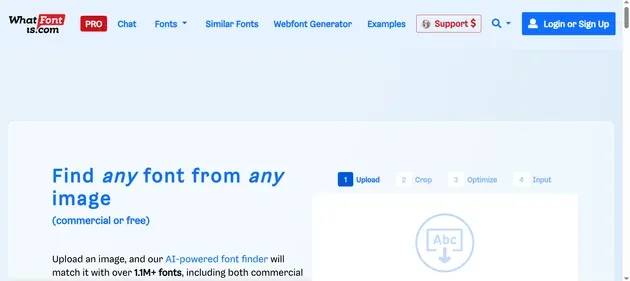 WhatFontIs preview