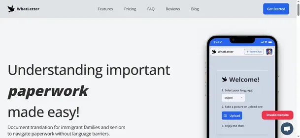 WHATLETTER preview